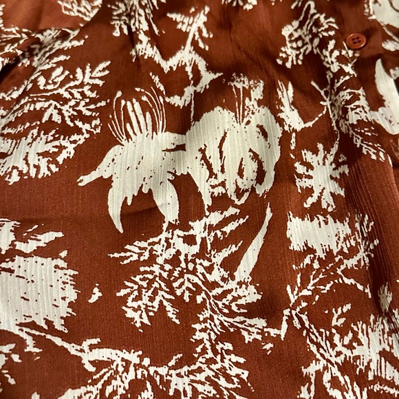 NWT Doe and Rae Rust Color Blouse - Picture 2 of 8